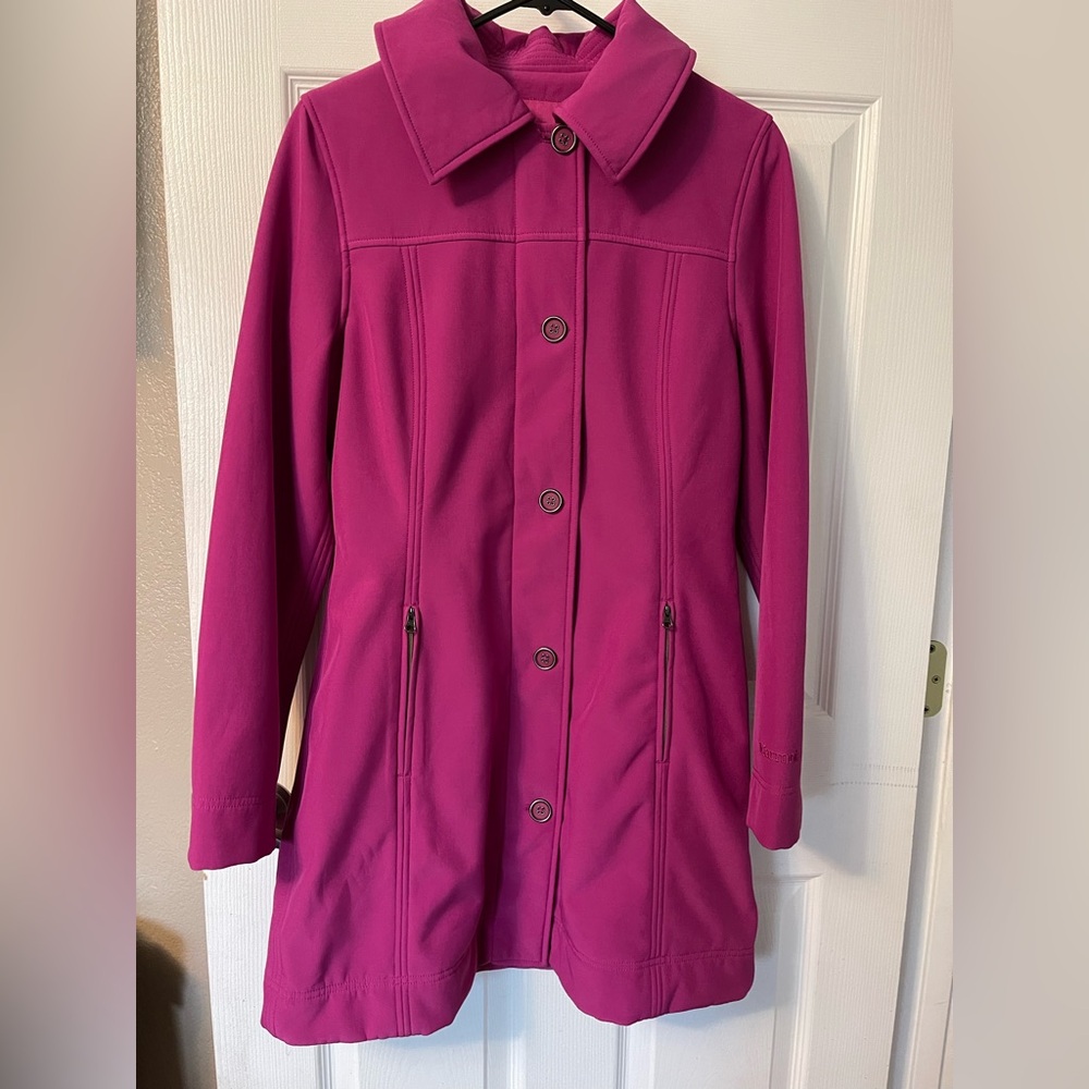 Pink Marmot Wind Stopper Trench Coat Size Medium